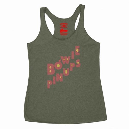 David Bowie Pinups Logo Racerback Tank - Women's
