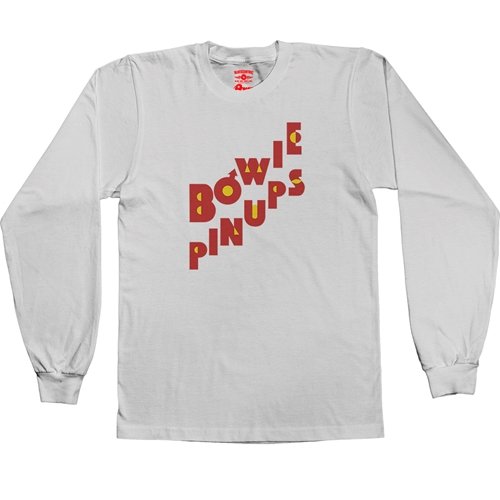 David Bowie Pinups Logo Long Sleeve T-Shirt