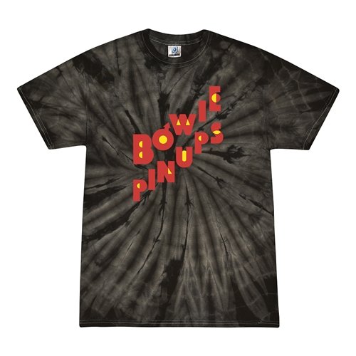 David Bowie Pinups Logo Tie-Dye T-Shirt - Black