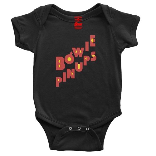 David Bowie Pinups Logo Baby Onesie