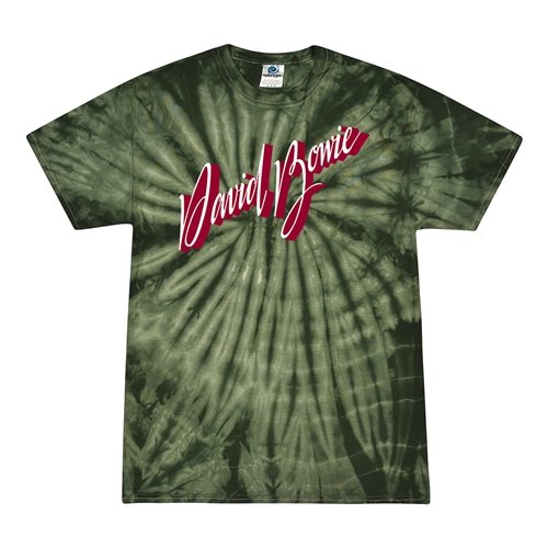 David Bowie Young Americans Tie-Dye T-Shirt - Green