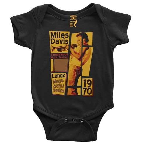 Miles Davis Tanglewood Baby Onesie