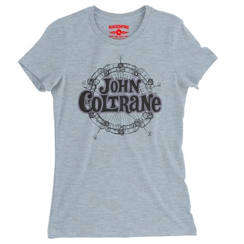 John Coltrane Wheel of Fifths Ladies T Shirt - Relaxed Fit
