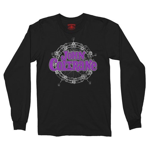 John Coltrane Wheel of Fifths Long Sleeve T-Shirt