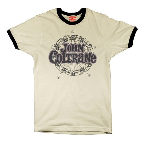 John Coltrane Wheel of Fifths Ringer T-Shirt