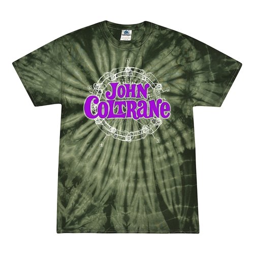 John Coltrane Wheel of Fifths Tie-Dye T-Shirt - Green