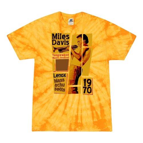John Coltrane Wheel of Fifths Tie-Dye T-Shirt - Yellow