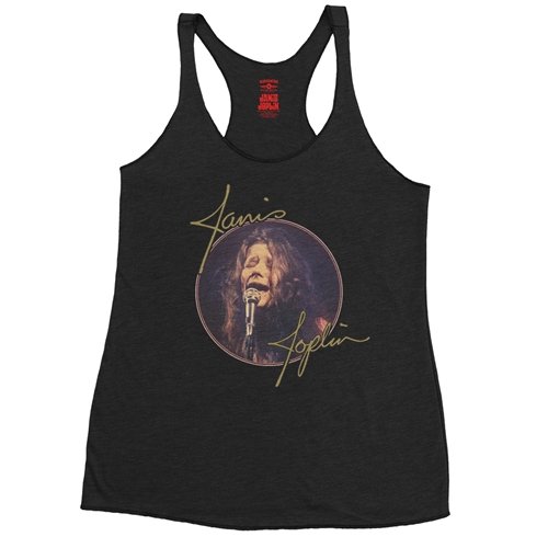 Janis Joplin Singing Racerback Tank - Women's