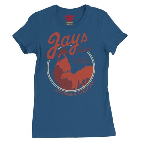 Jay's Lounge & Cock Pit Louisiana Ladies T Shirt