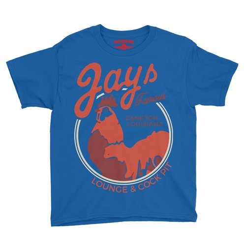 Jay's Lounge & Cock Pit Louisiana Youth T-Shirt - Lightweight Vintage Children & Toddlers