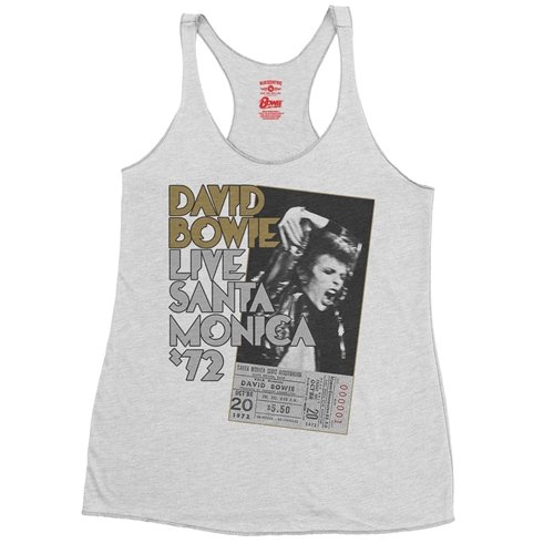 David Bowie Santa Monica Racerback Tank - Women's