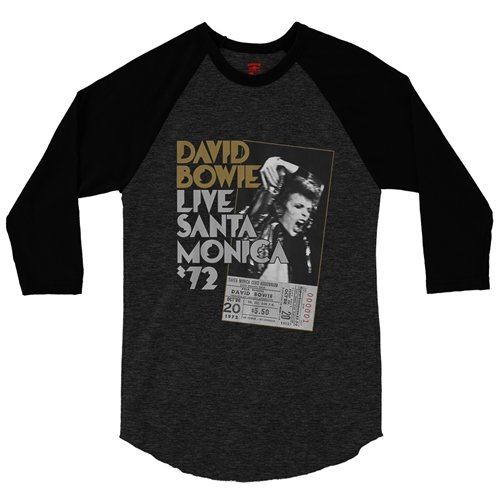 David Bowie Santa Monica Baseball T-Shirt