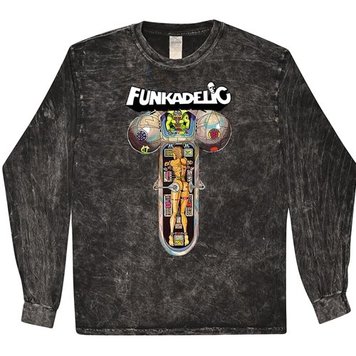 Funkadelic Electric Spanking of War Babies Long Sleeve T-Shirt - Black Mineral Wash