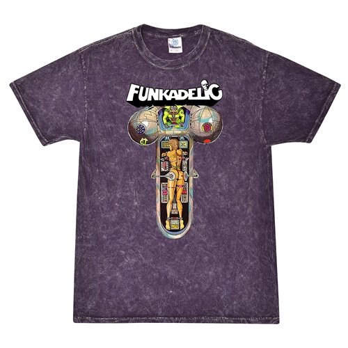 Funkadelic Electric Spanking of War Babies T-Shirt - Purple Mineral Wash