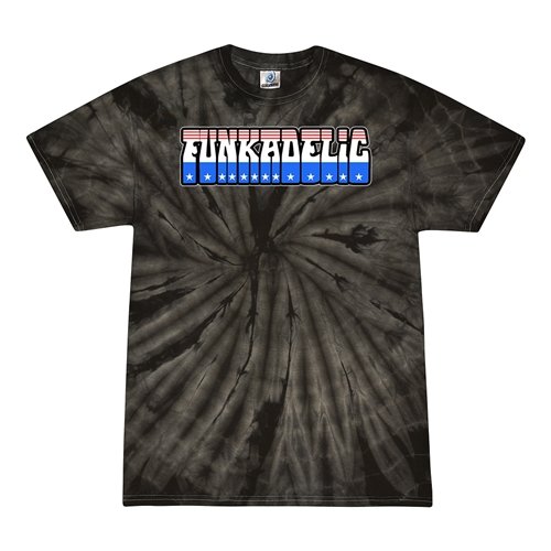 Patriotic Funkadelic Tie-Dye T-Shirt - Black