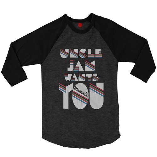 Funkadelic Uncle Jam Wants You Baseball T-Shirt