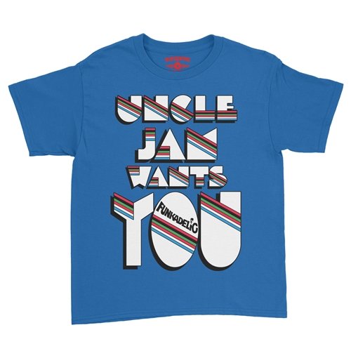 Funkadelic Uncle Jam Wants You Youth T-Shirt - Lightweight Vintage Children & Toddlers