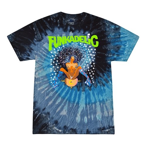 Color Funkadelic Concert Tie-Dye T-Shirt - Blue