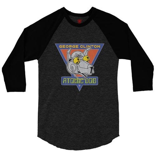 Retro George Clinton Atomic Dog Baseball T-Shirt