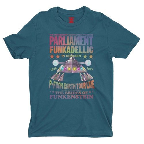 P-Funk Earth Tour Live T-Shirt - Lightweight Vintage Style