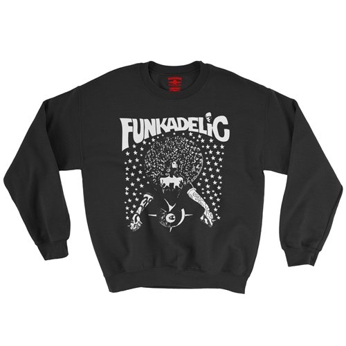 Black & White Funkadelic Concert Crewneck Sweatshirt