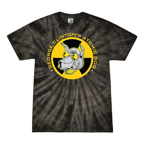 George Clinton Atomic Dog Tie-Dye T-Shirt - Black