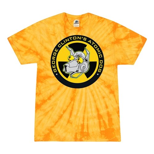 George Clinton Atomic Dog Tie-Dye T-Shirt - Yellow