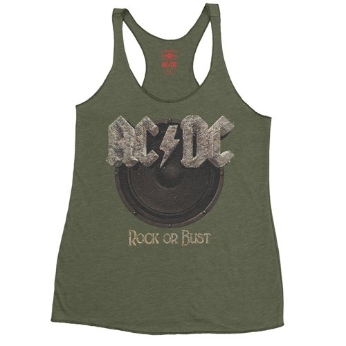 AC/DC Rock or Bust Racerback Tank - Women's