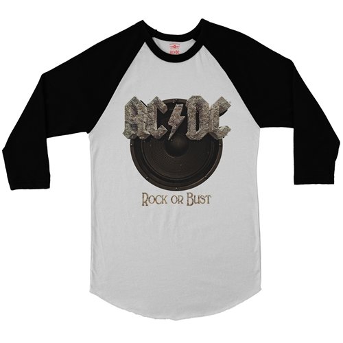 AC/DC Rock or Bust Baseball T-Shirt