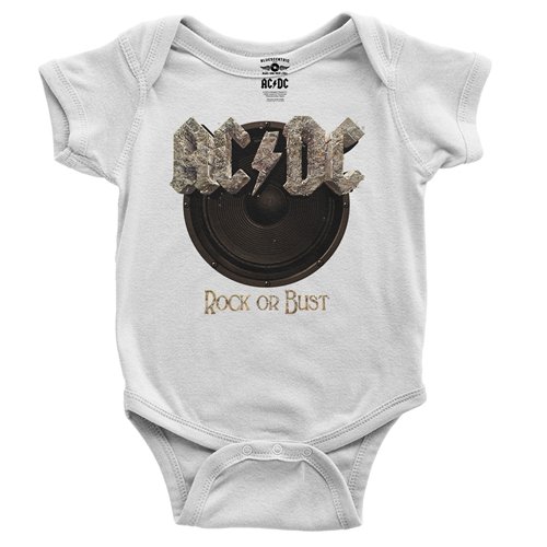 AC/DC Rock or Bust Baby Onesie