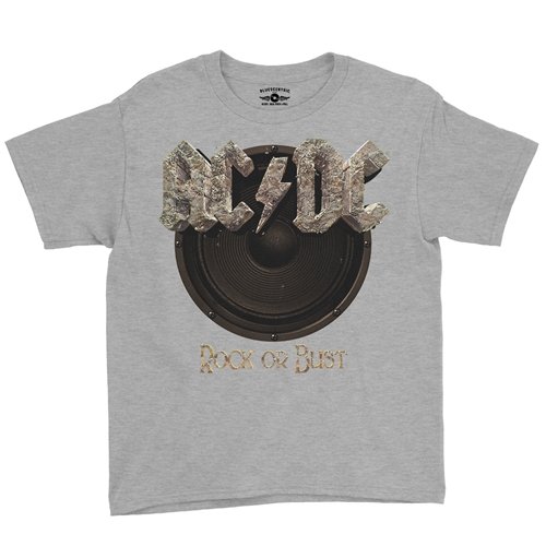 AC/DC Rock or Bust Youth T-Shirt - Lightweight Vintage Children