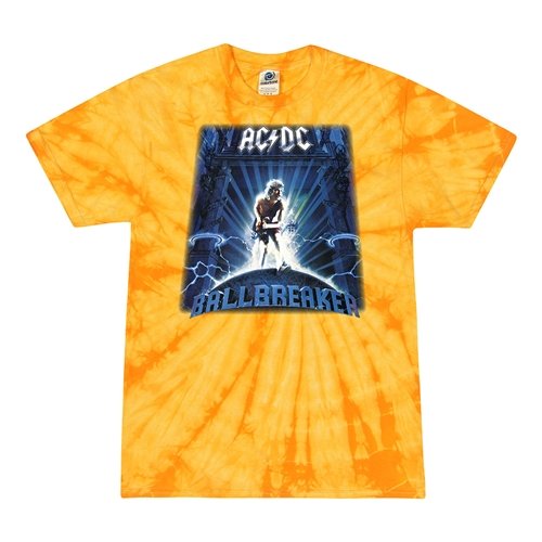 AC/DC Ballbreaker Tie-Dye T-Shirt - Yellow