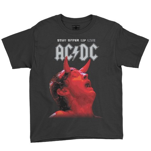 AC/DC Stiff Upper Lip Live Youth T-Shirt - Lightweight Vintage Children