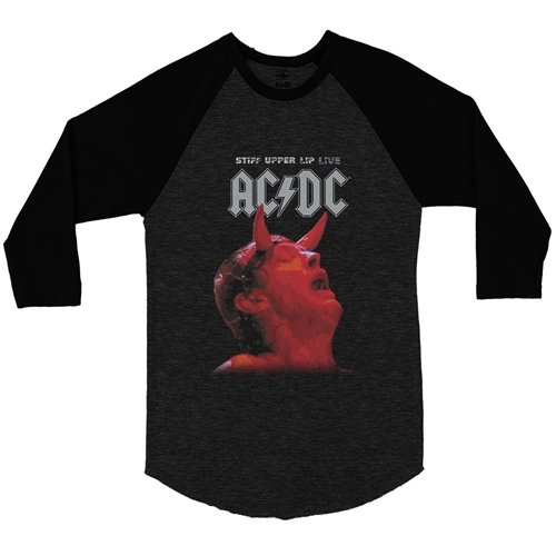 AC/DC Stiff Upper Lip Live Baseball T-Shirt