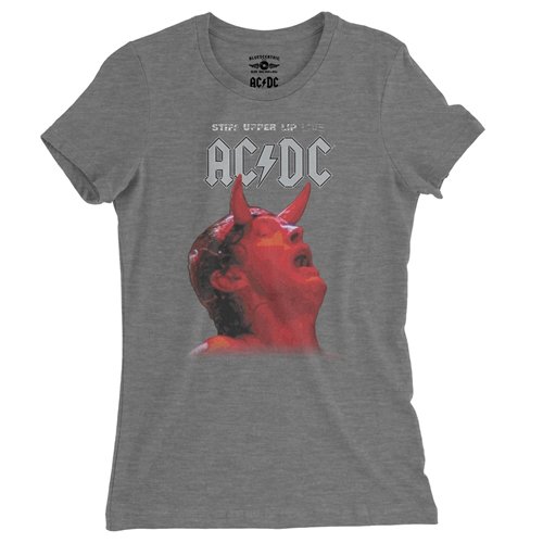 AC/DC Stiff Upper Lip Live Ladies T Shirt - Relaxed Fit