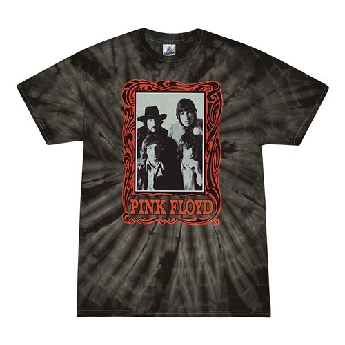 Pink Floyd T-Shirt Unisex – Echoes Album Montage – Colore Nero Dip-dye – Cotone Morbido – Taglie Dalla S Alla XXL