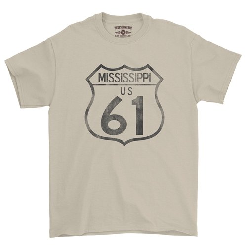 Mississippi Highway 61 T-Shirt - Classic Heavy Cotton