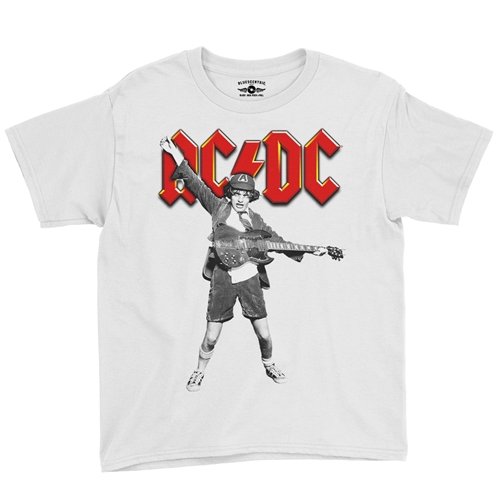 Graphic AC/DC Youth T-Shirt - Lightweight Vintage Children