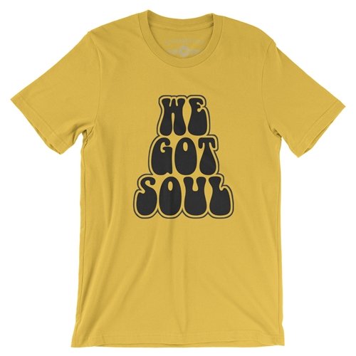 We Got Soul Music T Shirt - Lightweight Vintage Style
