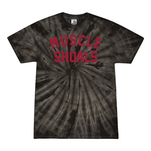 Muscle Shoals Tie-Dye T-Shirt - Black