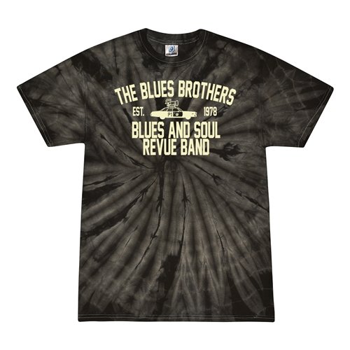 Blues Brothers Revue Tie-Dye T-Shirt - Black
