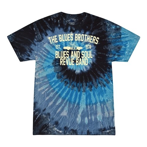 Blues Brothers Revue Tie-Dye T-Shirt - Blue