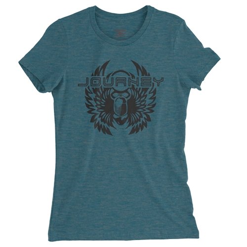 Black Journey Scarab Ladies T Shirt - Relaxed Fit