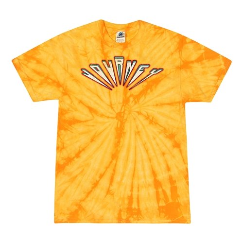 Journey Patriotic Logo Tie-Dye T-Shirt - Yellow