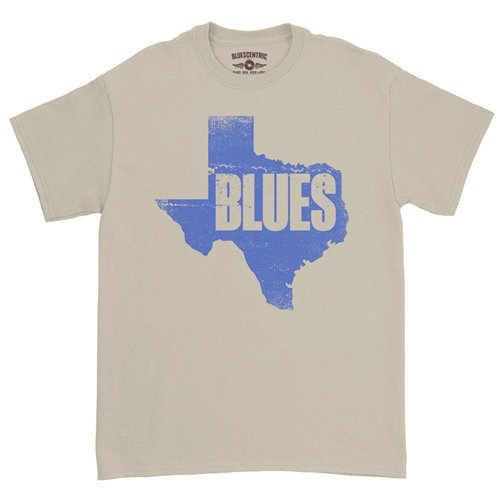 Texas Blues T-Shirt - Classic Heavy Cotton