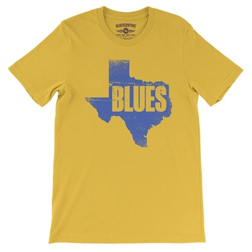 Texas Blues T-Shirt - Lightweight Vintage Style