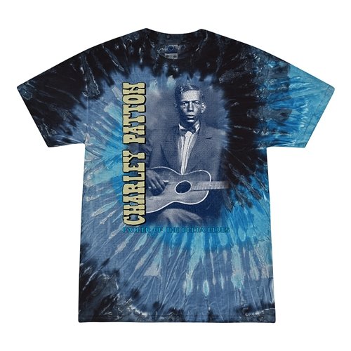 Charley Patton Blues Tie-Dye T-Shirt - Blue