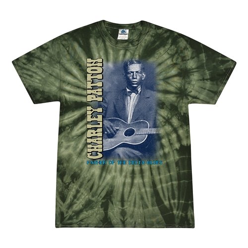 Charley Patton Blues Tie-Dye T-Shirt - Green