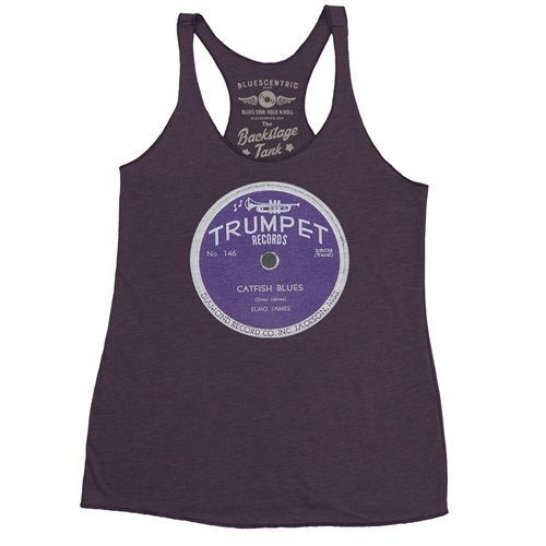 Trumpet Records Catfish Blues Racerback Tank - Women's