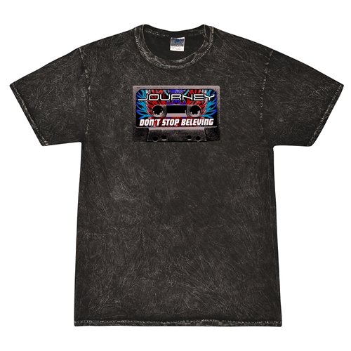 Journey Don't Stop Believing T-Shirt - Black Mineral Wash